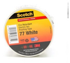 3M Scotch 77 White-3x20 ft White Insulating Tape - 3 in Width x 20 ft Length - 30 mil Thick - Electrically Insulating - 60335 -- 051128-60335