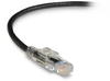 7FT Black CAT6 550MHz Patch Cable UTP CM Locking Snagless - C6PC70-BK-07 - Black Box