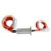 Ingiant 38mm single channel optoelectronic slip ring transmit 1 optical fiber and 50 electrical channels - Image