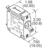 Circuit Protection - Circuit Breakers - IEG1-1-65F-2.50-90 - Win Source Electronics