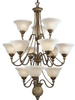 P4122-86 Large Chandeliers-Glass Shade - 762425 - Capital Lighting, Inc.