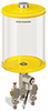 Yellow Color Key, Clear View Multiple Feed Electro Lubricator, 1/2 gal Pyrex Reservoir, 2 Feeds, 1/4” OD Tube Outlets, 120V/60Hz - B5162-064PB0212061YW - Oil-Rite Corp.