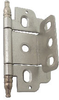 Satin Nickel No Mortise Hinge - 272100 - HardwareSource, Inc.