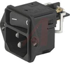 Inlet, AC with on/off Switch,Screw on Front or Rear -- 70080069