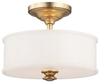Semi-Flush Mts.-Drum Shade - 604484 - Light Center (The)