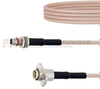 Slide-On BMA Plug Bulkhead to Slide-On BMA Jack 2 Hole Flange Cable RG-316 Coax in 60 Inch - FMCA1653-60 - Fairview Microwave Inc.