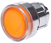 Switch, Pushbutton Operator; Flush Head; Lit; Yellow, Uses protected LED; 22 mm - 70006971 - Allied Electronics, Inc.
