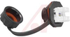 Modular Jacks (RJ45), Cat 5e, IP67, UTP, Black, with Tethered Cap - 70003802 - Allied Electronics, Inc.