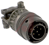 connector,straight plug w/cable clamp,class e,size 10,6 #20 solder pin contact - 70011046 - Allied Electronics, Inc.