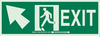 Glow-in-the-Dark Exit & Directional Sign - 90788 - Brady Corporation
