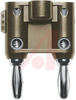 DBL BANANA PLUG (BROWN) - 70197876 - Allied Electronics, Inc.