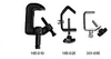 C-Clamp 3in bolt, 1.5