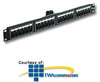 ICC Telco Patch Panel, 6 Position 2 Conductor,  24 Port/1.. - ICMPP024T2 - TelephoneStuff.com