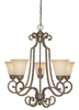3585CS-287 Mid. Chandeliers-Glass Up - 431417 - Capital Lighting, Inc.