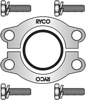 S40M – Metric Bolts Split Flange Clamp Kits Code 61