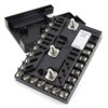 Egis Mobile Electric 8033B Split Buss Fuse Block, 13 Circuits with Ground, 200A, 12VDC - 82043 - Waytek, Inc.