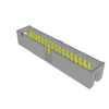 Headers, Male Pins - 612-HTST-117-01-L-D-ND - DigiKey