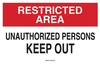 Admittance Sign - 40753 - Brady Corporation
