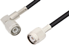 TNC Male to TNC Male Right Angle Cable 60 Inch Length Using LMR-195 Coax - PE3C0058-60 - Pasternack