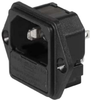Conn, Iec C14 Inlet, 10A/250Vac, Snap-In; Connector Type Schurter - 24B474 - Newark, An Avnet Company
