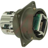 connector,metal circular,panel recept,bayonet coupling,rj45 ethernet,green fin - 70026468 - Allied Electronics, Inc.
