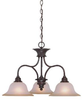 26323-OB Mid. Chandeliers-Glass Down - 692116 - Capital Lighting, Inc.