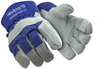 Hexarmor Steelleather 5039 Blue/Gray 8 Grain Cowhide Leather/Superfabric Cut-Resistant Gloves - ANSI 5, EN 388 5 Cut Resistance - Uncoated - 5039 SZ 8 - 5039 SZ 8 - R. S. Hughes Company, Inc.