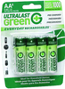 Nickel Metal Hydride-Nimh Battery, 1.2V, 1200Mah; Battery Voltage Ultralast Green - 01T1114 - Newark, An Avnet Company