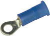 Terminal, Ring Tongue, Stud 10, Crimp, Blue; Stud Size - Metric 3M - 66W6319 - Newark, An Avnet Company