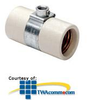 Leviton Porcelain Lampholder Keyless Side Outlet Twin -.. - 4008 - TelephoneStuff.com