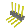 Headers, Male Pins - 612-MTSW-104-22-G-S-250-RA-ND - DigiKey