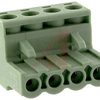Plug, Terminal Block; 12 A; 250 V; 5 mm; 24 AWG/kcmil (Min.); 4; Screw; 4 kV - 70054797 - Allied Electronics, Inc.