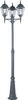 1105BK Exterior -Post/Pier Head - 725120 - Capital Lighting, Inc.