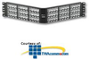Panduit® Mini-Com 72 Port Angled All Metal Patch Panel -- CPA72BL