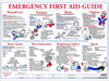 Brady Prinzing Paper Rectangle White First Aid Sign - 24 in Width x 18 in Height - Laminated - TEXT: EMERGENCY FIRST AID GUIDE (ETC.) - PS128E - 754476-45854 - R. S. Hughes Company, Inc.