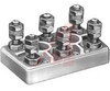 Motor Terminal Block, 6 position, 10-24Stud, Spacing 20 mm (0.79 in.), Ceramic -- 70211787
