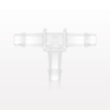 T Connector, Barbed, Natural - 61433 - Qosina Corp.