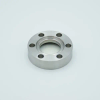 DUV (Laser Grade) Fused Silica Viewport, 0.63” View Dia,1.33″ Flange, AR Coated (Both Sides) @ 399, 556 and 579nm -- A23990-1 - Image