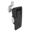 Compression Latch, Lift & Turn, Medium Size, Flush Style, Tool Locking, 4 mm Hex Recess, Zinc Alloy, Powder Coat, Black - 62-420-351-3 - Southco
