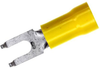 Terminal, Spade/fork, #6, Crimp, Yellow; Product Range Amp Te Connectivity - 26R1514 - Newark, An Avnet Company