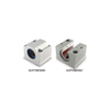 10mm Bore, Self-Aligning Closed Type, Frelon Kined Aluminum Pillow Block. -- S61PPCM10F036 - Image