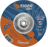 Weiler TIGER Zirconium Cut/Grind Wheel - 7 in Diameter - Thickness 1/8 in - 58055 - 012382-58055 - R. S. Hughes Company, Inc.