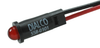 Panel Mount Indicator, Led, 3.96Mm, Red, 2V; Led Color Dialight - 30K2820 - Newark, An Avnet Company