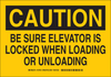 Brady B-555 Aluminum Rectangle Yellow Safety Awareness Sign - 14 in Width x 10 in Height - 127611 - 754473-75966 - R. S. Hughes Company, Inc.