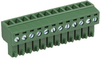 Terminal Block, Pluggable, 12Pos, 16Awg; Pitch Spacing Multicomp Pro - 64T3461 - Newark, An Avnet Company