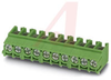 PCB screw termination block w housing interlock 5.0 mm pitch vertical 10 pos - 70055168 - Allied Electronics, Inc.
