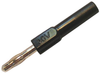 Adaptor, 4Mm Plug-4Mm Jack, Blk; Inter Series Connector A Multicomp - 80P3630 - Newark, An Avnet Company