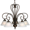 8505-D5 RBZ Mid. Chandeliers-Glass Down - 733545 - Capital Lighting, Inc.