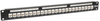 24-Port Cat6/Cat5 Low Profile Feed-Through Patch Panel, 1U Rack-Mount/Wall-Mount, TAA -- N250-024-LP - Image
