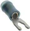 Terminal, Spade/fork, #6, Crimp, Blue; Product Range Amp Te Connectivity - 96F7571 - Newark, An Avnet Company